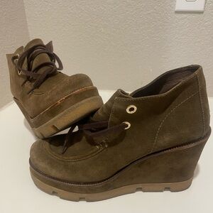 Women's Brown Wedge Shoes
